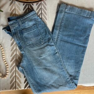 Women’s Gap Demin Wide Leg Blue Jeans